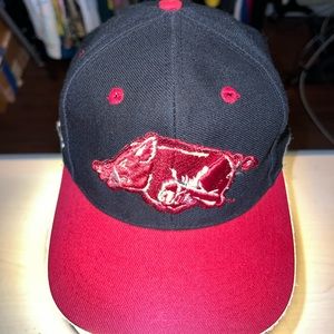 Vintage Arkansas Razorbacks fitted cap